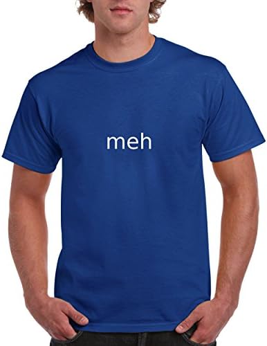 The Shirt Locker Meh T-Shirt Royal Blue Medium