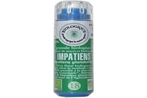 KOSMEO B Fleur de Bach N° 18 Impatiente Granules sans Alcool Renforcé par Chromothérapie