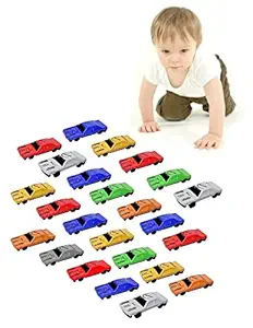 LEYSIN Set of 24 Pcs Small Car for Kids Car Vehicle Toy for Toddler Kids 3 Years & Above (Multicolor) Pack of 1