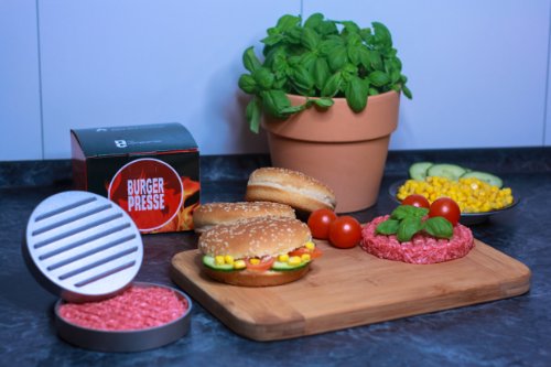 BBQ-Solutions, Hamburger-Presse, Hamburgerpresse, Burgerpresse, BBQ, Grillen Frikadellen - 4