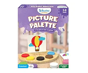 Skillmatics Preschool Toys : Picture Palette | Educational Wooden Game | Gifts for Kids Ages 3 to 6