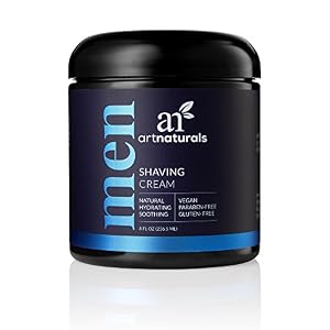 ArtNaturals Men’s Natural Shaving Cream - (8 Fl Oz / 236ml) - Natural, Hydrating and Soothing - Great for Sensitive Skin… - Image 3