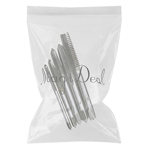 MagiDeal 5Pcs HSS Metrisch Rechts Links Reversible Hand Gewinde Bohrer Bits - 2