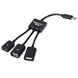 MUY PRÁCTICO: El cable adaptador es compatible con USB 3.0, cuenta con 3 conectores y es muy liviano. ¡Usando este distribuidor evitarás tener que llevar tus adaptadores por separado!