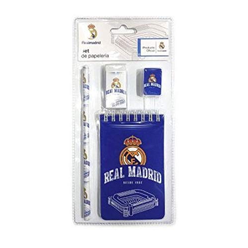 Export.CM 097258 Real Madrid - Juego de 4 Piezas, Color Azul