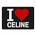 Produktbild Mousepad Classic I Love Celine schwarz