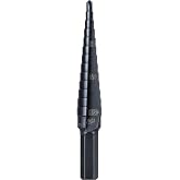 Klein Tools KTSB01 kademeli matkap ucu &ccedil;ift oluklu #1, 1/8 ila 1/2 in&ccedil;, iyi okunabilir işaretler ve hedef diskleri, 3/8 in&ccedil; a