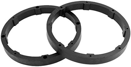 Car Speaker Spacers - GELONG 2 Pcs Plastic Soild 6.5" Outside Dia Car Speaker Spacers Mat for Honda