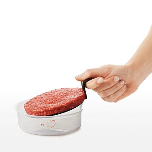 OXO Good Grips 11153800 Burgerpresse, Kunststoff, mehrfarbig, 14 x 14 x 6 cm - 6