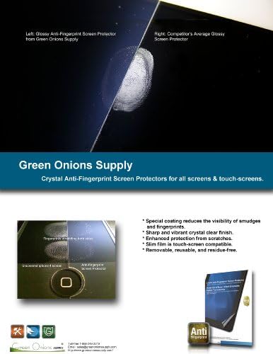 Green Onions Supply Crystal Anti Fingerprint Screen Protector for Nokia Lumia 2520 Tablet