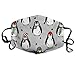 Produktbild Christmas Penguins Penguin Pingu Winter Red and Green Cute Scarf Penguins Winter Pingu Anti-dust Cotton Mouth Face Masks Reusable for Outdoor Half Face Masks