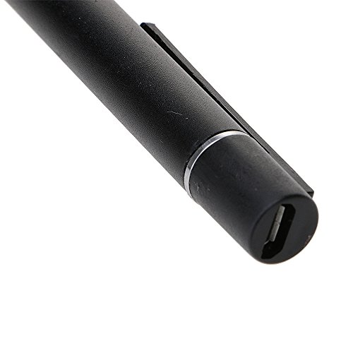 HuntGold ?Wiederaufladbar Feiner Punkt Touch Eingabestift für Samsung iPhone iPad Android Tablet Schwarz und silber - 4