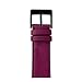 Produktbild Roobaya Apple Watch Sauvage Leder Armband Violett 42 mm: Echtleder Wechselarmband mit Adapter und Schließe in Aluminium Space Grau, für Series 1, 2, 3