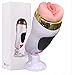 Price comparison product image Plswg Qrlcas 4D Vibrating cup Vaginal Masturbating -Masturbation cup Vagina & Anal Sex Toys - 100% Waterproof - Medical Silicone 12 Vibration Modes
