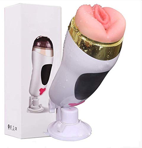 Gawe Hvfds 4D Vibrating cup Vaginal Masturbating -Masturbation cup Vagina & Anal Sex Toys - 100% Waterproof - Medical Silicone 12 Vibration Modes