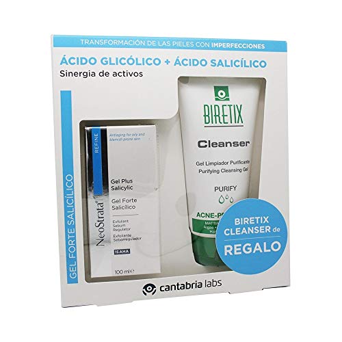 Preisvergleich Produktbild Neostrata Gel Forte Salicil 100 ml Pack Biretix Cleanser 150 ml