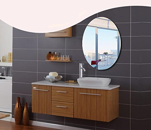 Xiuxiangianju Badezimmerspiegel dekorative Spiegel Badezimmer Luxus-Badezimmer-Spiegel anti-fog wasserdichte ovale Spiegel Schminkspiegel - 7