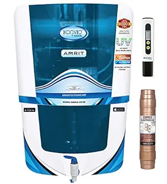 Konvio Neer Amrit RO+UV+UF+TDS Adjuster Water Purifier with High 3000 TDS Membrane (Blue)