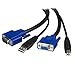 StarTech.com KVM Kabel USB VGA für KVM Switch 1,8m - Kabelsatz für KVM Umschalter 2x USB A/B Stecker 2x VGA Stecker- Octopuskabel