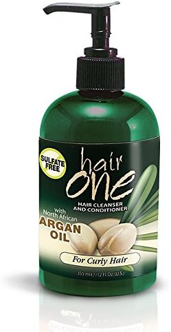 ARGAN OIL HAIR CLEANSER/HAIR CONDITIONER FOR CURLY HAIR 355ml **SULFATE FREE**