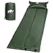 Produktbild Rhino Valley Selbstaufblasbare Luftmatratze, Wasserdicht, Leicht und Gemütlich Sleeping Pad Luftbett mit aufblasbarem Pillow für Outdoor Camping, Wandern, Reise, Trekking, Armee Grün, 185 x 60 x 2.5 cm