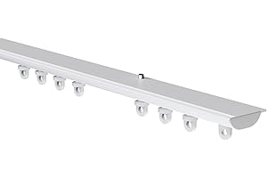 NEW EDGE BLINDS White Hiden Ceiling Fix Aluminium Curtain Hanging Track