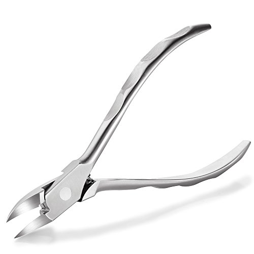 BEZOX Präzision Fuss nagelzange Trimmer für Dick oder eingewachsene Nägel oder Fingernagel Clipper lang Kiefer lang Griff - Nagelschneider - Edelstahl