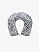 The White Willow Luxury U-Shaped Travel Neck Memory Foam Pillow - 11"L x 11"W, Printed Ink Blue Paisley Design RS.999.00