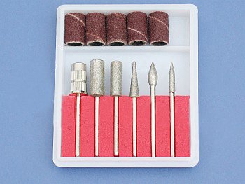 Fußpflegegerät Maniküreschleifer inkl. Fräser - 4