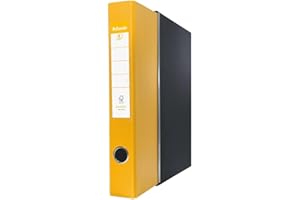 ESSELTE G55 EUROFILE Registratore - f.to protocollo dorso 5 cm - Giallo