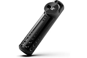 MAST TATTOO Mast Archer Wireless Tattoo Pen Machine Macchinetta Tatuaggi 4.2mm Stroke LCD Screen con 2pcs Grips con batteria macchinetta per tatuaggi per Aghi per Cartucce Tatuaggio