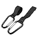 Yongse 2Pcs Universal Buggy Mummy Clips Pram Pushchair Shopping Bag Hooks Carabiner