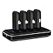 Produktbild MYYING ELE Qi Wireless Magnetisch Power Bank Tragbares Ladegerät 12000 mAh mit 1* Power Bank Base+ 3 * Mini Power Bank Kompatibel iPhone XS/XS Max/XR/X/8/8 Plus und Vieles Mehr Geräte, Black