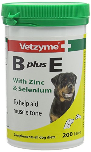Vetzyme Tabletas B Plus E con Zinc y Selenio, 200 tabletas