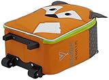 Lässig Trolley Kindertrolley stabil Reisegepäck Kinder Reisekoffer Koffer mit Packriemen, Reißverschlussfach, Namensschild, Little Tree Fox - 4