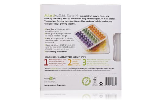Mumi&Bubi Solids Starter Kit Gefrierformen Babykost 42 Portionen á 30g BPA-frei - 4