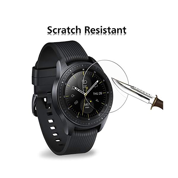 ivoler 4 Unidades Protector de Pantalla para Samsung Galaxy Watch 3 41mm / Samsung Galaxy Watch 42mm, Cristal Vidrio… - Image 5