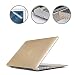 Produktbild i-Buy Harte Schutzhülle Hülle für Apple Macbook Air 13" (13,3 Zoll) + Schutzfolie + Silikon Tastaturschutz + Anti-Staub-Stecker - Goldene