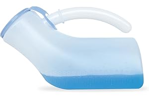 VALENTIA MEDICAL – Orinatoio Portatile Uomo - Urinatoio Uomo Portatile con Coperchio anti-perdite, urinatoio portatile, bottiglia per urinare uomo portatile- capacità di 1L - Made in Europe