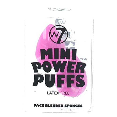 W7 Power Puff Latex Free Mini Foundation Face Blender Sponges