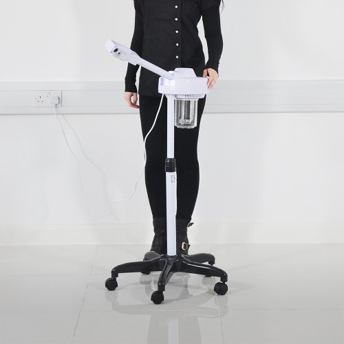 INFINITY® Upright Free standing facial steamer cleanser device ionic steam stand