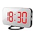 Produktbild Dtuta Led Wecker Mit Projektion USB Anschluss Radio Tischuhren Digital Handy-Ladedimmer Mit Schlummerfunktion