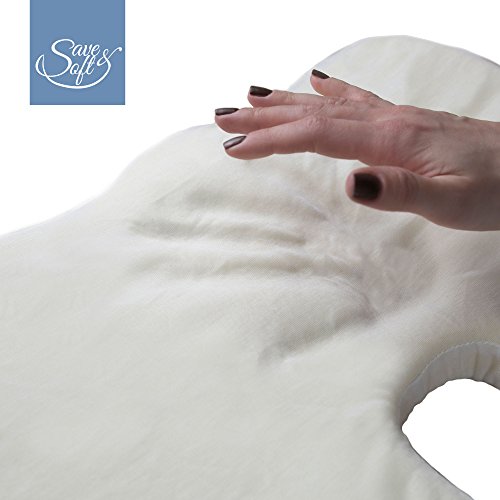 Erinnerung Schaum-Kissen von Save&Soft − Orthopädisches Premium-Steißbeinkissen für Bürostühle, PKW, LKW, Flugzeuge, Sitze aller Art. – ein bequemer Aufsatz zur Linderung von Ischias - 4