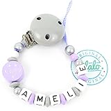 INDIVIDUELL: Ob Babygeschenk zur Geburt, Taufe oder Weihnachten - eine Schnullerkette als individuelles Geschenk.