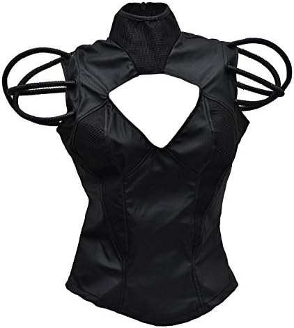 Zoelibat 21007358.008 Women's Cyber with Tubes and Back Zip Top Size S Black