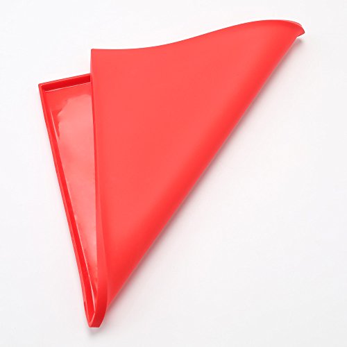 hangnuo Silikon antihaftbeschichtet Swiss Roll & Rouladen Backblech 31,5 x 26,9 x 0,9 cm rot - 4