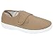 Produktbild Herren Kevin Shoe Tree Weite Passform Freizeit Leinen Klettverschluss Pumps Trainer Deckschuhe Halbschuhe Größe 40-45 - Herren, Taupe, 42