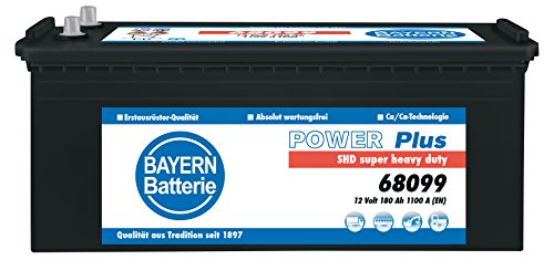 Preisvergleich Produktbild Bayern Batterie Power Plus SHD 180Ah LKW-Batterie
