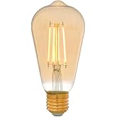 PANASONIC E27 FİL ST64 LAMBA, SARI IŞIK 7W 630LM 2000K GOLD