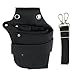 Produktbild MagiDeal Friseur Werkzeugtasche, Scherenbeutel aus PU-Leder Haarkämme Abteilklammern Haarclips Scheren Halter Bauchtasche Gürteltasche